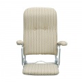 座椅子 折りたたみ YS-1046 ベージュ 101046006 宮武製作所 | 座椅子 椅子 折りたたみ ジャガード織り 肘置き リビング 写真2
