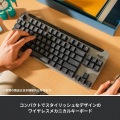 K855GR SIGNATURE K855ワイヤレス メカニカルTKL キーボード 写真2