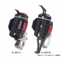 ワンタッチクランプタイプ スマートフォンホルダー ブラック/レッド(S) ( iH-220-S ) 写真2