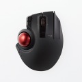 トラックボールマウス/親指/8ボタン/チルト機能/有線/無線/Bluetooth/1000万回耐久/ブラック 写真2