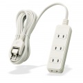 エレコム シャッタータップ 4個口 3m ホワイト | 電源タップ 延長コード 白 写真2