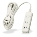 エレコム シャッタータップ 4個口 5m ホワイト | 電源タップ 延長コード 白 写真2