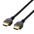 RoHS指令準拠HDMIケーブル/イーサネット対応/高シールドコネクタ/3.0m/ブラック/簡易パッケージ 写真2