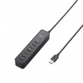 マグネット付きUSB3.0ポート搭載7ポートUSBハブ 写真2