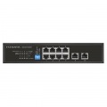 IEEE802.3at準拠 10ポートL2アンマネージ10/100Mbps PoEハブ 写真2