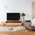 テレビ台 白井産業 テレビボード ローボード 60V型対応 収納 AV収納 ゲーム収納 引き出し 幅約148cm 高さ約42cm ナチュラルブラウンティレスタ3 TL3-4015HNA 写真2