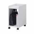 白井産業 オフィスコ2 デスク周りワゴン OF2-6030W | デスクワゴン ホワイト キャスター付き オフィス シンプル スリム スリム型 収納 A4 デスク下 書類 写真2