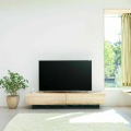 テレビ台 白井産業 幅180cm 高さ36cm ナチュラルブラウン 75V型対応 木質感のあるローボード ログーノ 写真2