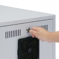 サンワサプライ 省スペース19インチボックス(4U) ハブやルーターを省スペースに設置 CP-028K 写真2