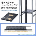19インチマウント取付け棚板 写真2