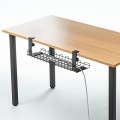 配線トレー  ケーブル配線トレー ワイヤー Sサイズ 汎用タイプ ブラック CB-CT4BK | 収納 整理 目隠し 配線受け 写真2