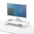 電源タップ＋USBハブ付き机上ラック(W500) 写真2