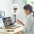 WEBカメラ用LEDライト付きスタンド(テレワーク) 写真2