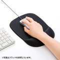 低反発リストレスト付きマウスパッド(ブルー) 写真2