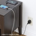 USB充電器(2ポート・合計2.4A・ホワイト) 写真2
