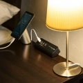 クランプ式USB充電器(TypeC1ポート＋USB3ポート・ブラック) 写真2