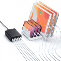 USB充電器(6ポート・合計12A・ブラック) 写真2