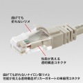 ツメ折れ防止カテゴリ6RJ-45コネクタ 写真2