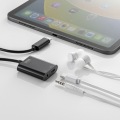 TypeCオーディオ変換アダプタ(USB PD対応) 写真2