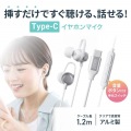USB TypeCイヤホンマイク 写真2