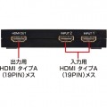 HDMI切替器(2入力・1出力) 写真2