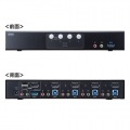 DisplayPort対応パソコン自動切替器(4:1) 写真2