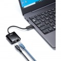 USB3.2 TypeC-LAN変換アダプタ(PD対応・ブラック) 写真2