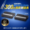 光ファイバーHDMIエクステンダー(4K対応・300m延長) 写真2