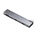 USB 5Gbps 2ポート スリム ハブ(カードリーダー付き) 写真2