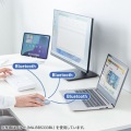 サンワサプライ 静音Bluetoothマウス 左右対称 グリーン MA-BBS333G 写真1