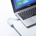 USB3.1-LAN変換アダプタ(ホワイト) 写真2