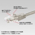 つめ折れ防止カテゴリ6LANケーブル 写真2