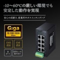 産業用ギガスイッチングハブ(高耐久/8ポート) 写真2