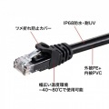 屋外用防水カテゴリ6A LANケーブル 写真2
