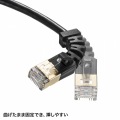 4方向固定CAT6A STP LANケーブル 写真2