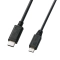 USB2.0TypeC-microBケーブル 写真2