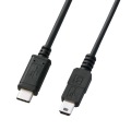 USB2.0TypeC-miniBケーブル 写真2