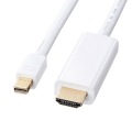 ミニDisplayPort-HDMI変換ケーブル2m 写真2