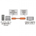 DisplayPort-HDMI変換ケーブル 3m 写真2