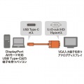 TYPE C-VGA変換ケーブル 2m 写真2