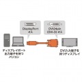 DisplayPort-DVI変換ケーブル 1m 写真2