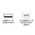 ミニUSBケーブル 写真2
