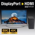 DisplayPort-HDMI変換アダプタ(8K対応) 写真2