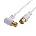 アンテナケーブル ごく細 S2.5C-FB 片側L字 10m 写真2