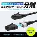 ブレイクアウェイCAT6A LANケーブル(マグネット、スリム) 写真2