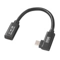 USB5Gbps Type-C延長ケーブル(L型・PD100W・0.1m) 写真2