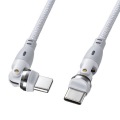 USB2.0 Type-C 両側コネクタ540度回転ケーブル(100W・1m) 写真2