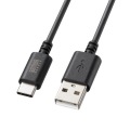 USB 2.0 Type-Cケーブル(C-A・2m・ブラック) 写真2