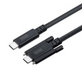 USB20Gbps Type-Cケーブル(デュアルスクリューロック・240W・2m) 写真2