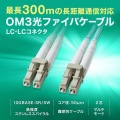 補強メガネ型光ファイバケーブル(マルチOM3、LC×2-LC×2、3m) 写真2
